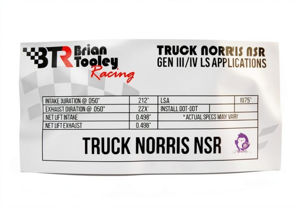 Truck Norris Camshaft BTR No Springs LS V8-2