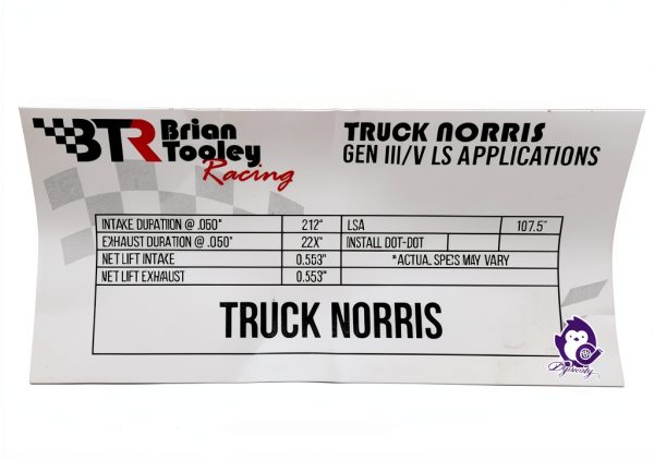 BTR Brian Tooley TRUCK NORRIS Camshaft for GM LS Truck-2