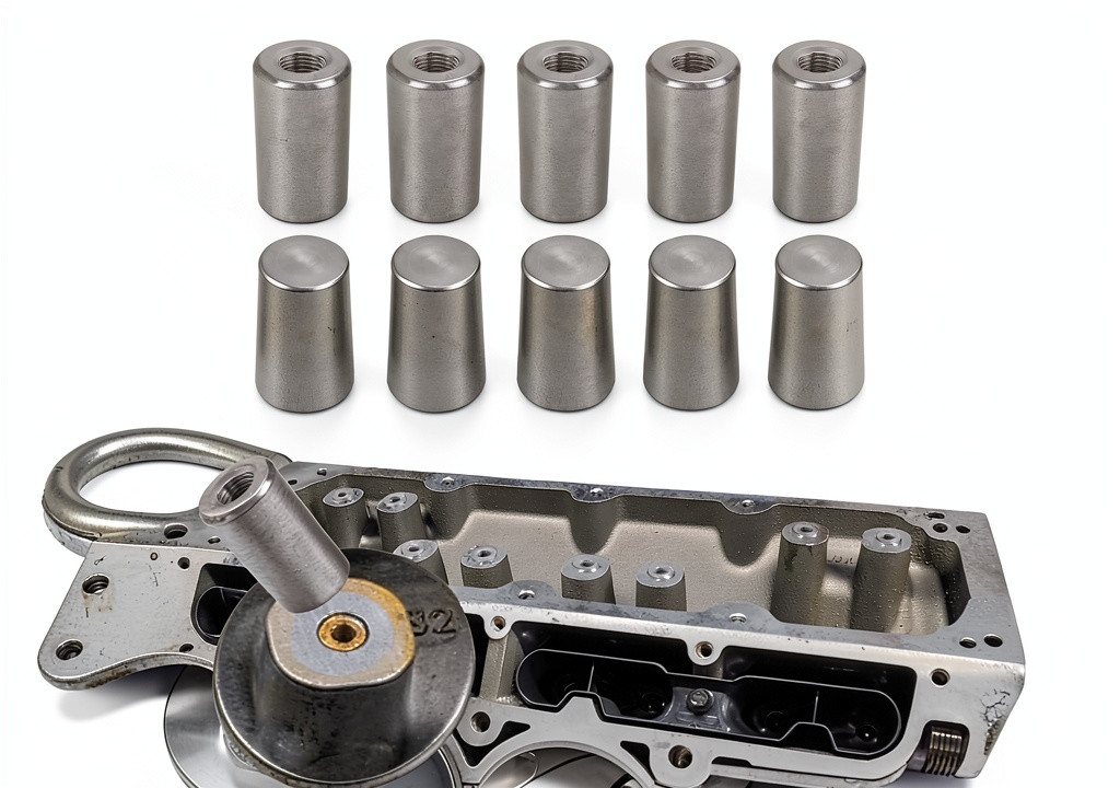Installing Oil Valley Block Off Plug into a GM engine oil passage