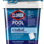 Clorox® Pool&Spa™ XtraBlue 1” Swimming Pool Chlorinating Tablets, Kills Bacteria & Stops Algae, Perfect for Small Pools (5 LB)-0