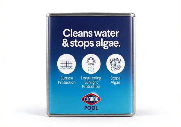 Clorox® Pool&Spa™ XtraBlue 1” Swimming Pool Chlorinating Tablets, Kills Bacteria & Stops Algae, Perfect for Small Pools (5 LB)-2