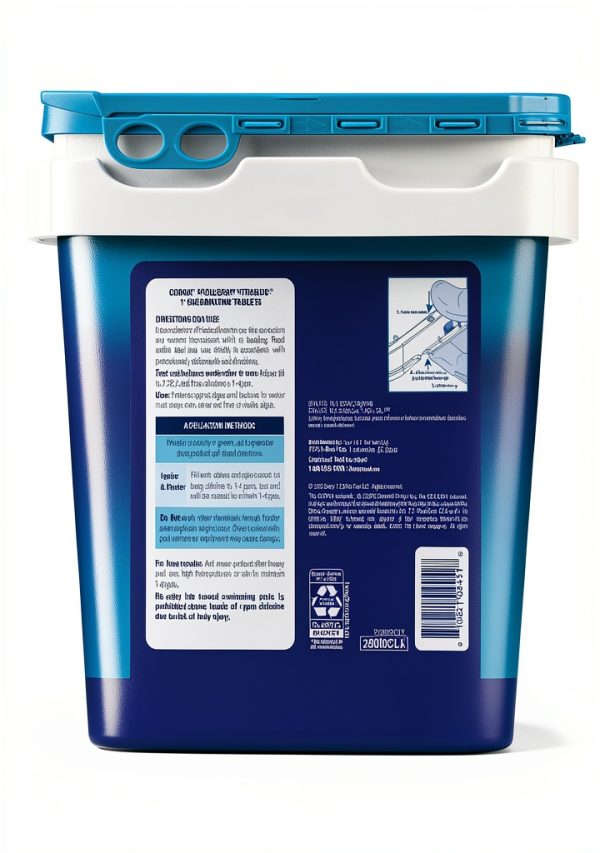 Clorox® Pool&Spa™ XtraBlue 1” Swimming Pool Chlorinating Tablets, Kills Bacteria & Stops Algae, Perfect for Small Pools (5 LB)-1