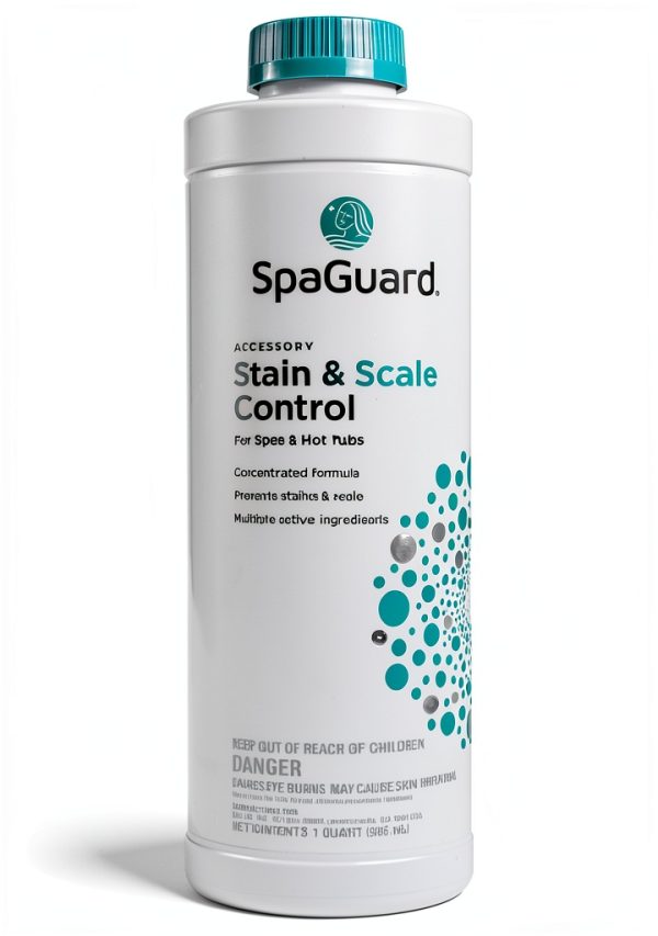SpaGuard Spa Stain/Scale Control 1 Quart Liquid Pool Stain Remover-0