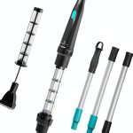 Handheld Spa Hot Tub Vacuum PoolMr Cordless 90min Dual Brush Black-0